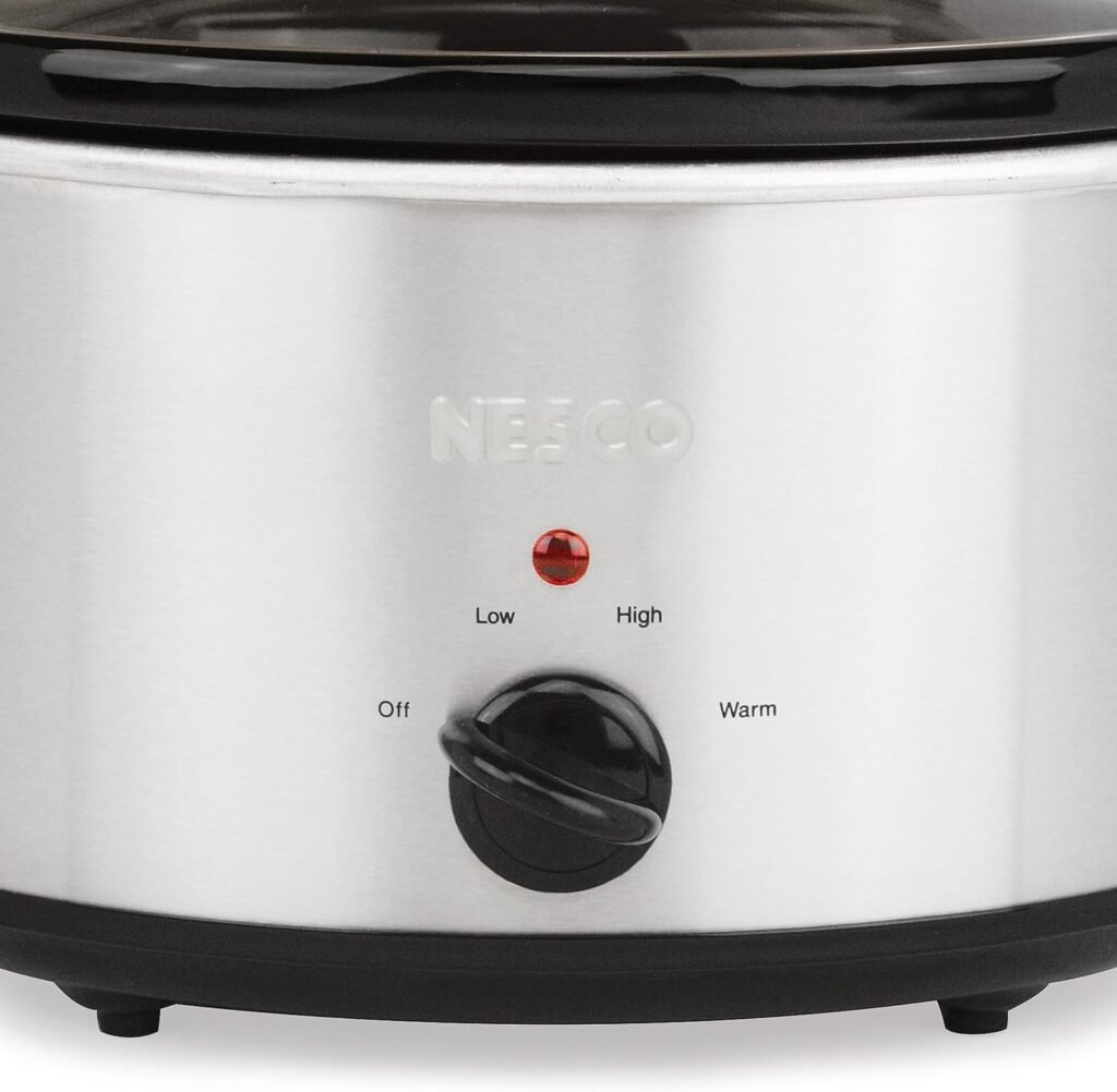 NESCO SC-4-25, Slow Cooker, 4 Quart, Silver