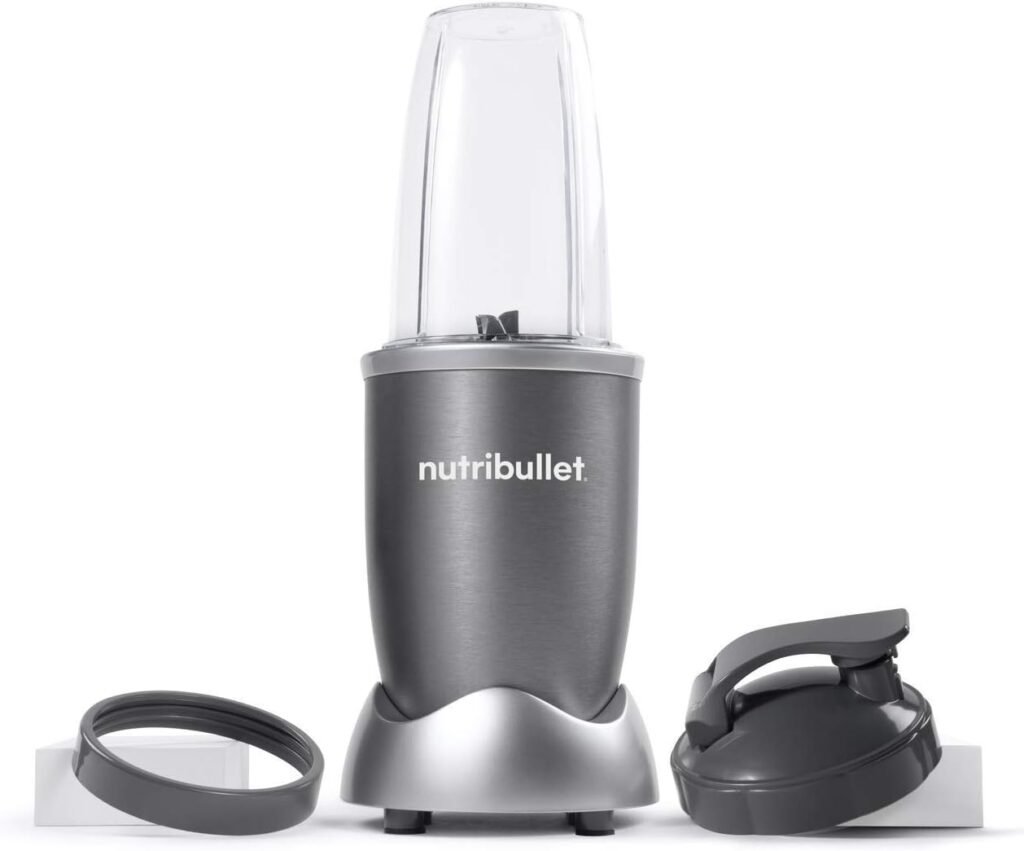 nutribullet Personal Blender for Shakes, Smoothies, Food Prep, and Frozen Blending, 24 Ounces, 600 Watt, Gray, (NBR-0601)