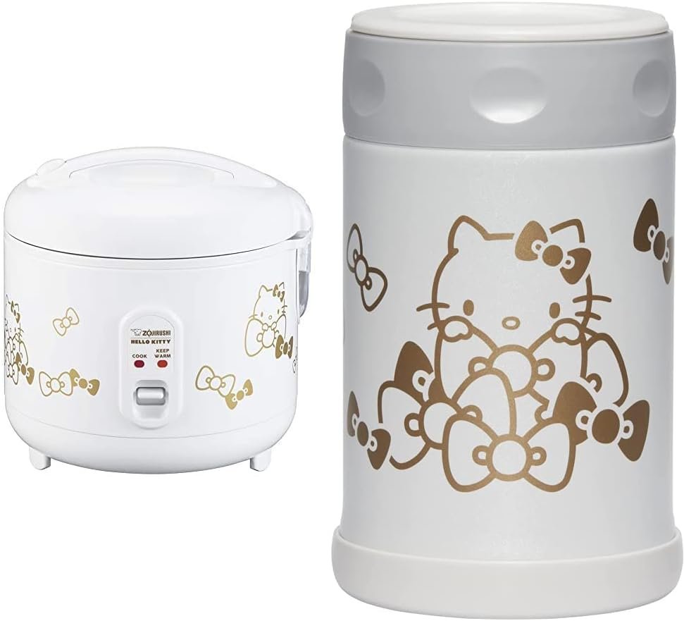 Zojirushi Hello Kitty 5.5-Cup Automatic Rice Cooker and Warmer (White)