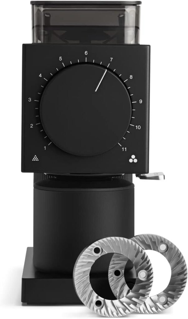 Fellow Gen 2 Ode Brew Grinder - Burr, Electric Coffee Bean Grinder with 31 Settings for Drip, French Press  Cold Brew - Small Footprint - Matte Black